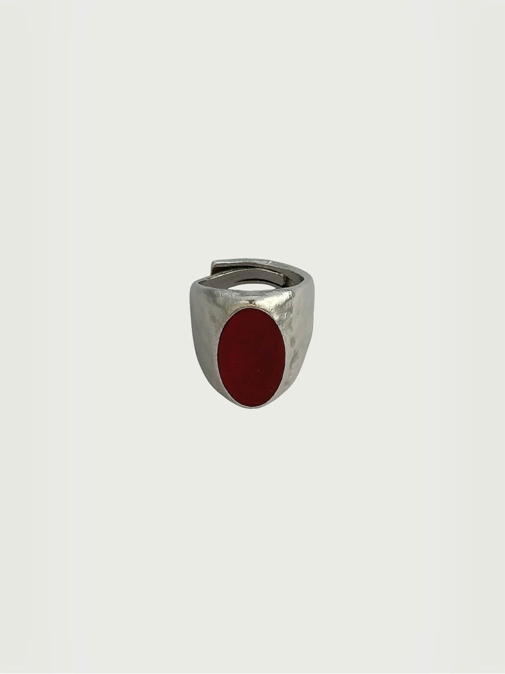 Red Oval Ring