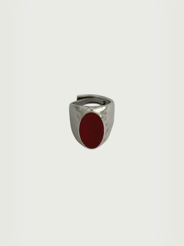 Red Oval Ring