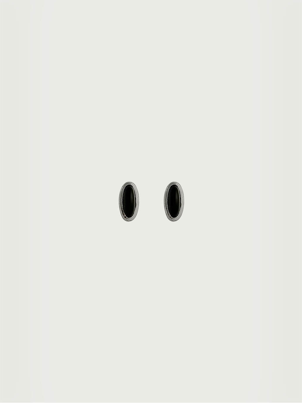 Black Onyx Dome Studs