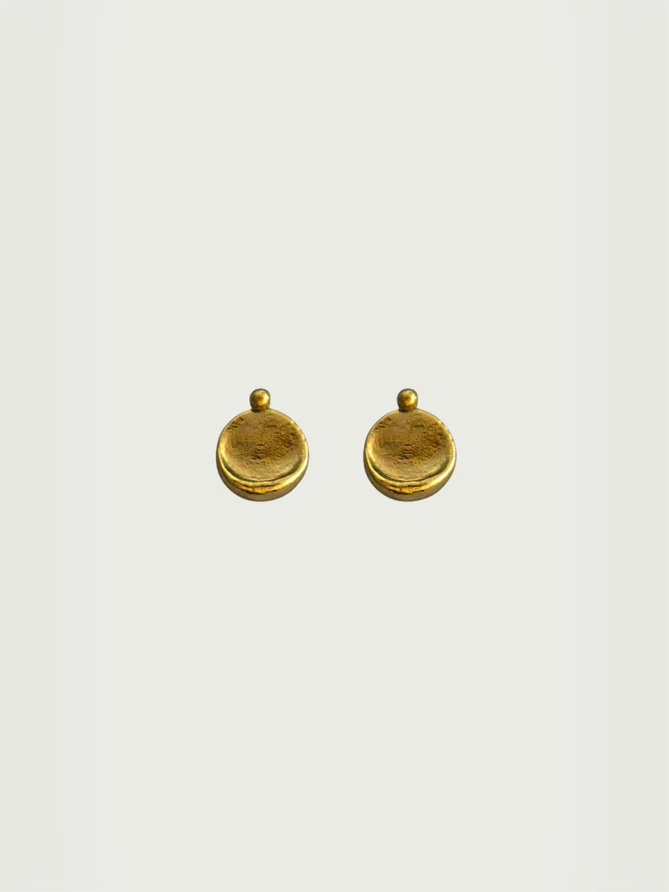 Gold Lunar Earrings