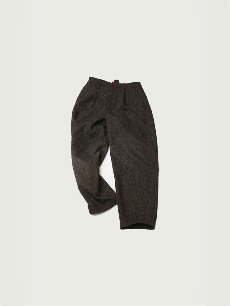 Brown Tweed Wool Trousers