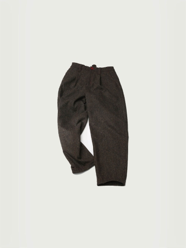 Brown Tweed Wool Trousers