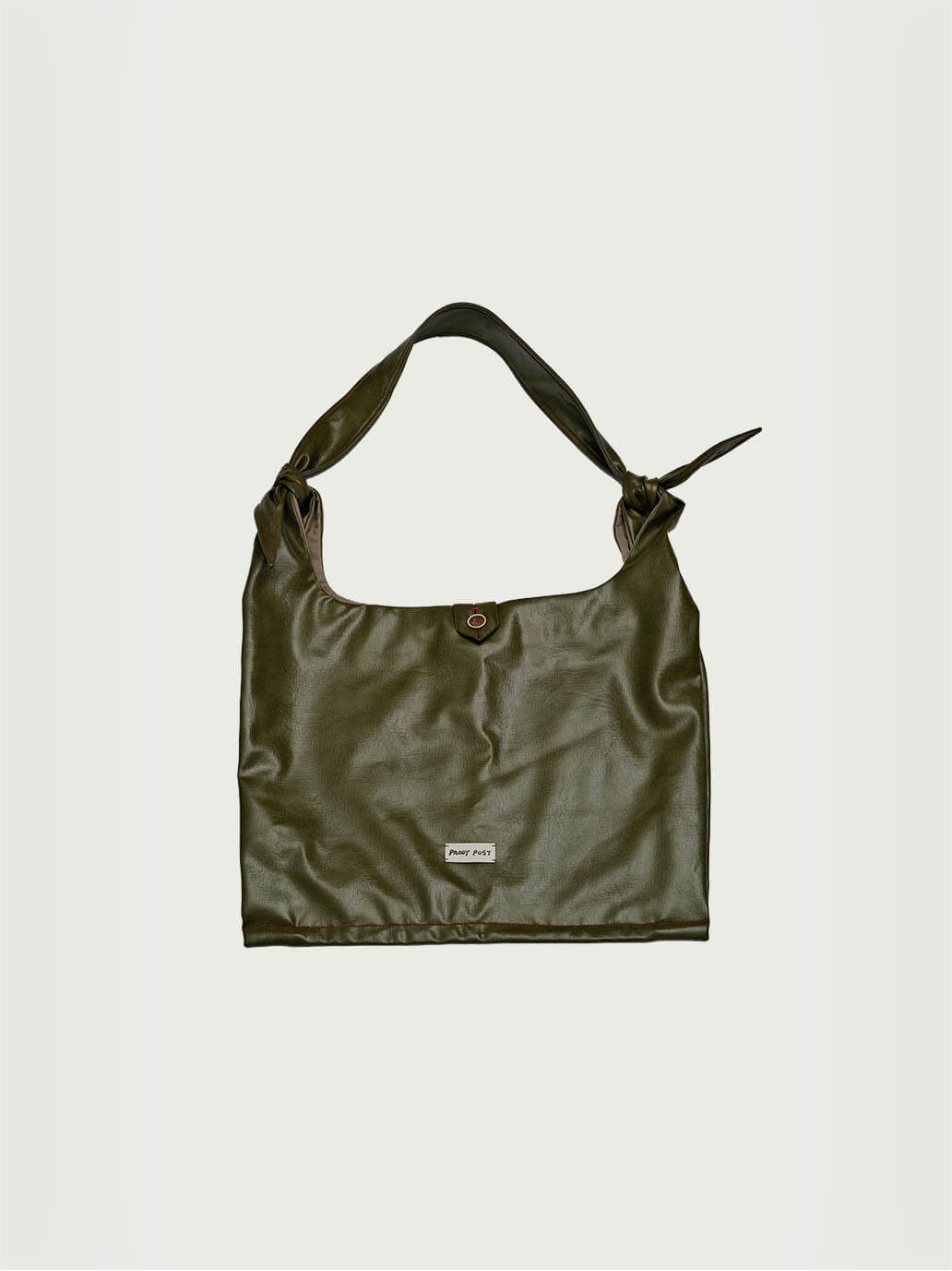 Pine Green Lace-Up Crossbody Bag