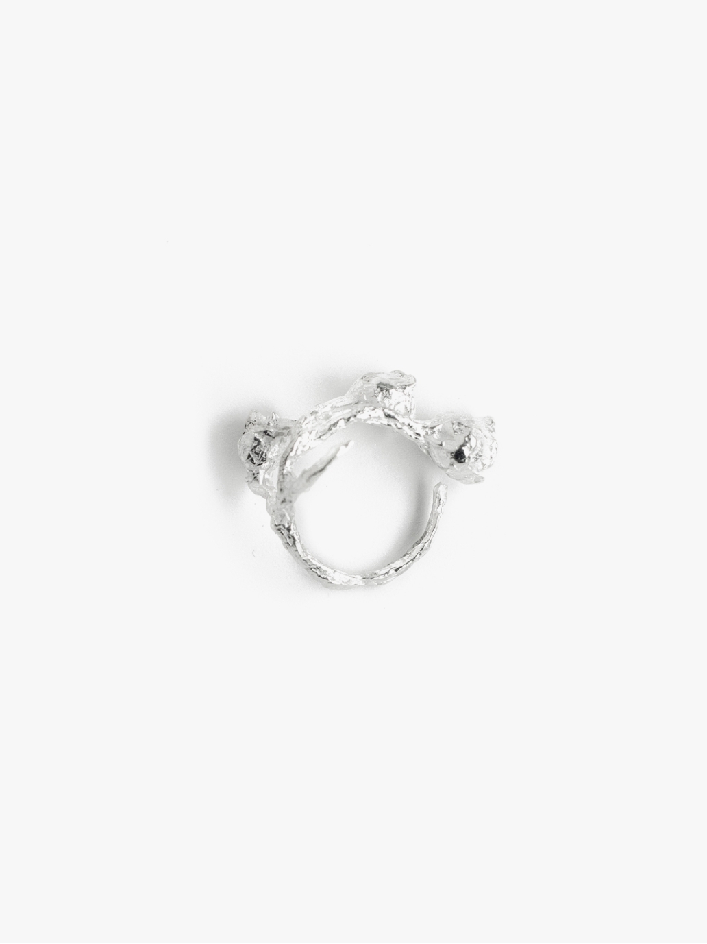 Silver Lily of the Valley Ring