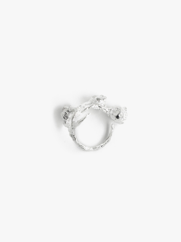 Silver Lily of the Valley Ring