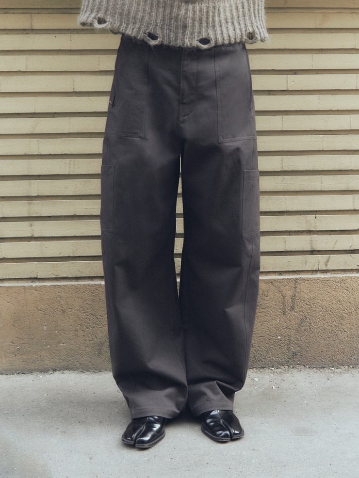 Ash Grey Pocket Trousers