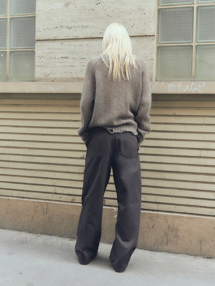 Ash Grey Pocket Trousers