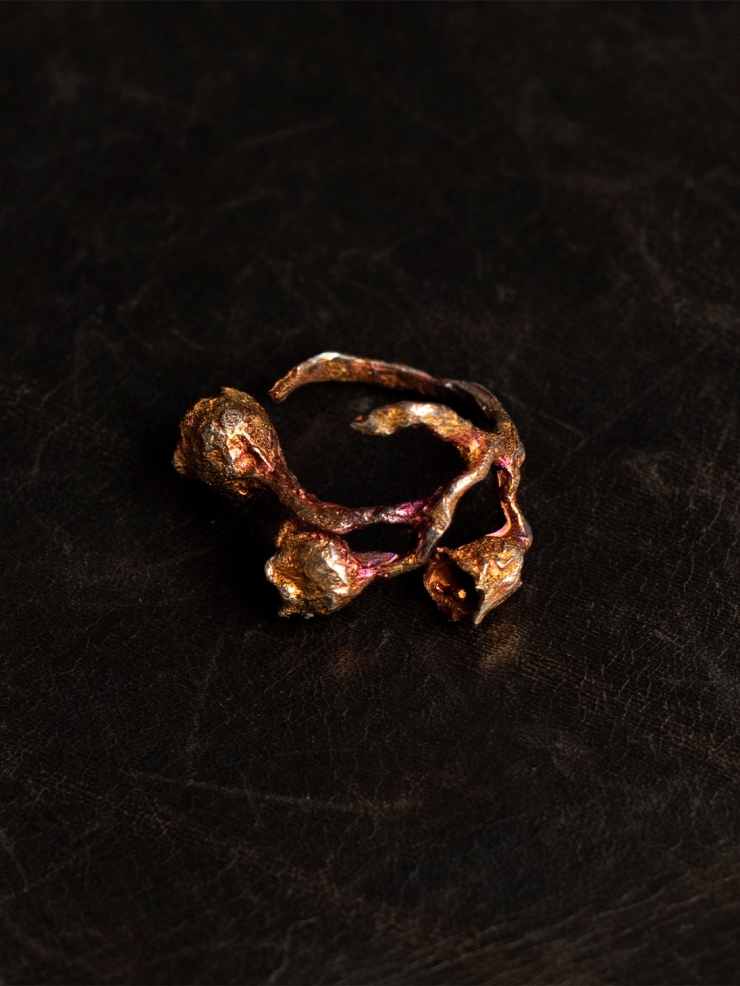 AOKINSIDE Oxidized Lily of the Valley Ring