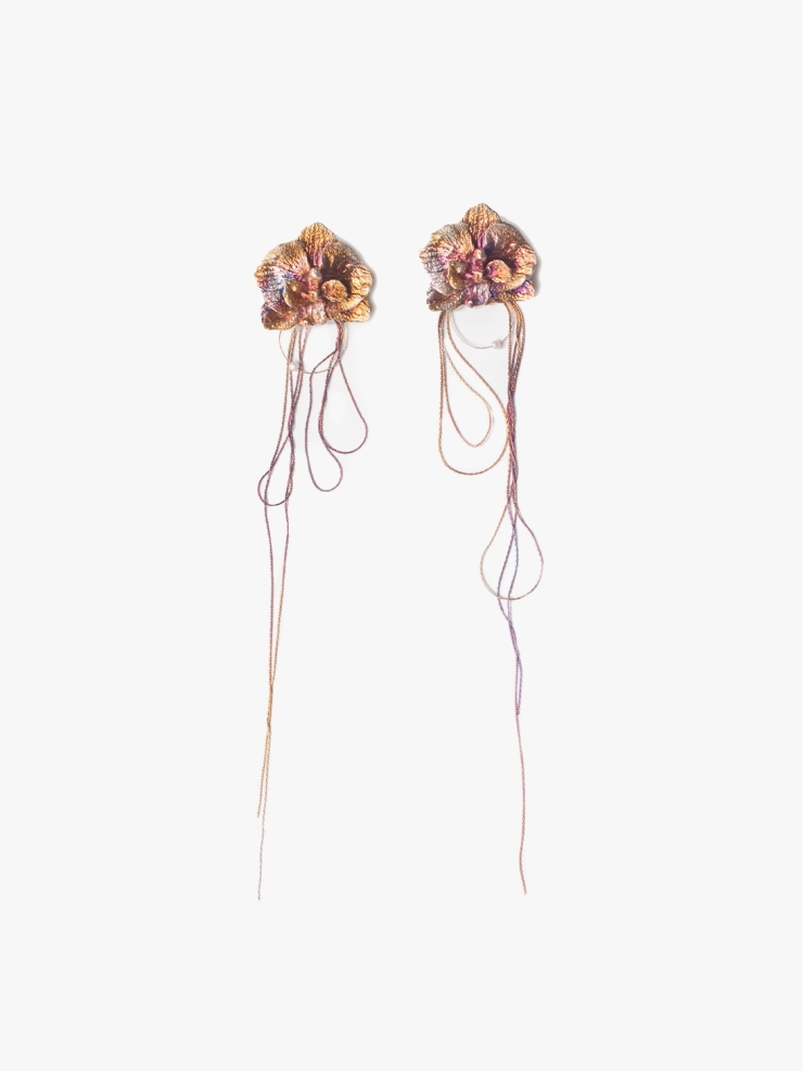 AOKINSIDE Oxidized Phalaenopsis Earrings