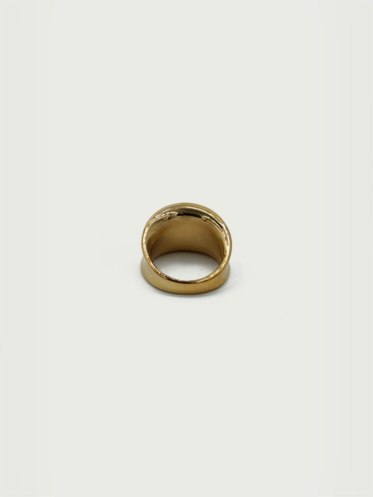 Gold Stainless Steel Ring