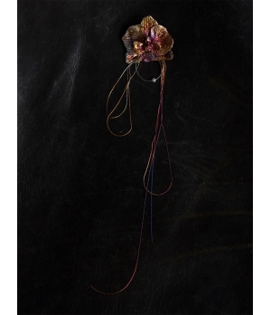 AOKINSIDE Oxidized Phalaenopsis Earrings