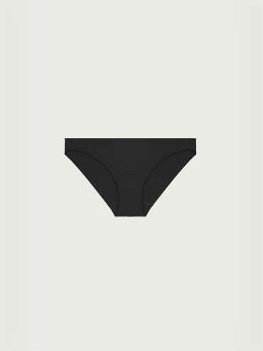 Black Minimalist Stretch Lowrise Briefs