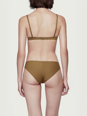 Olive Minimalist Stretch Lowrise Briefs