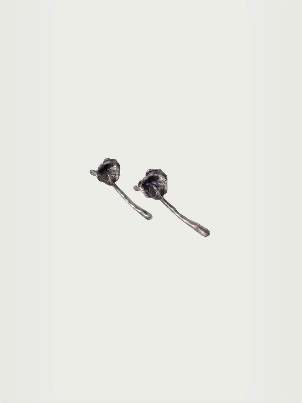 Black Candle Stud Earrings