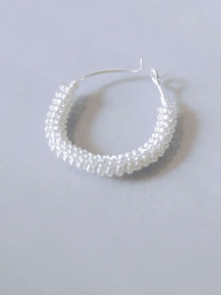 CUNZU HENG-Weaving Silver Earrings