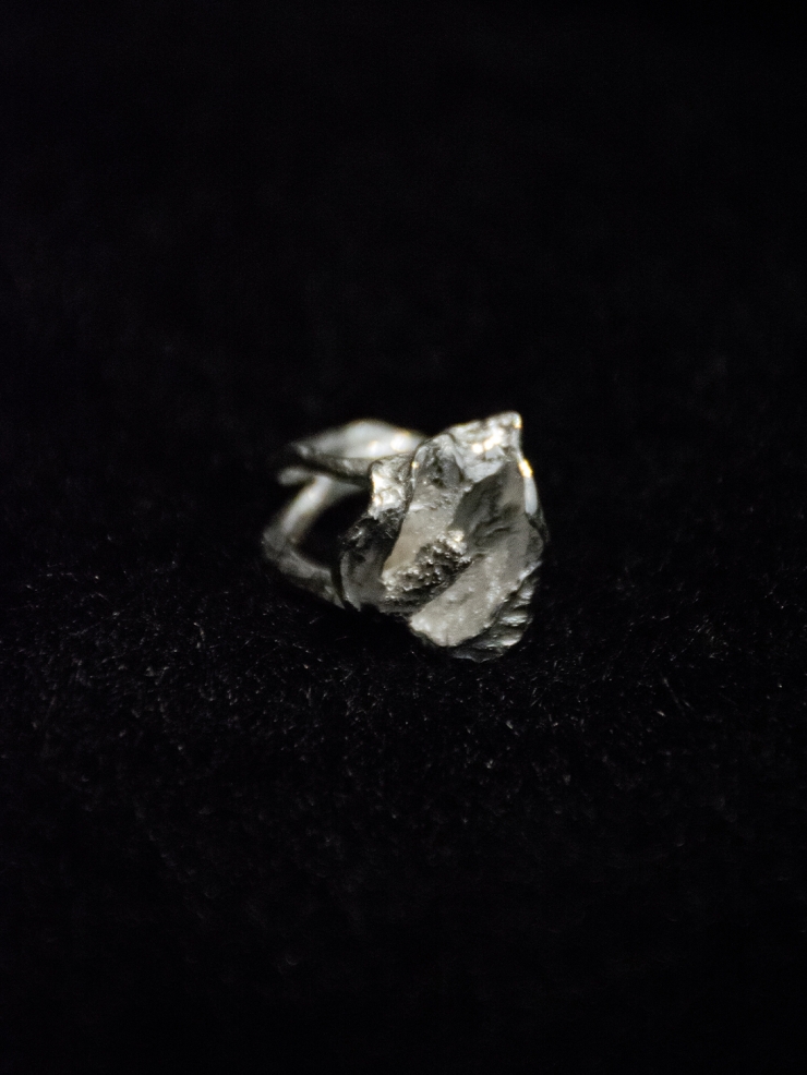 AOKINSIDE Silver Small Anthurium Ring