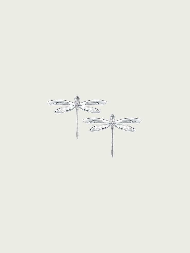 Ripple Dragonfly Earrings