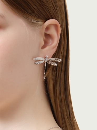Ripple Dragonfly Earrings