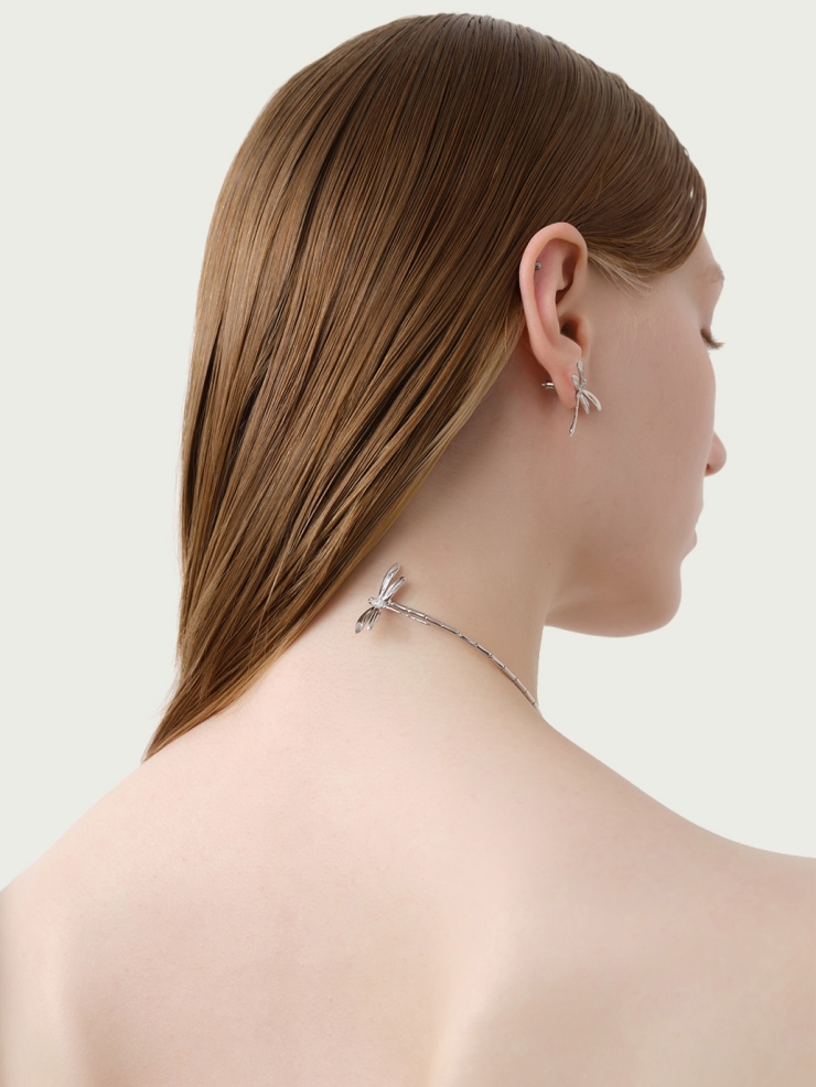 Ripple Dragonfly Earrings