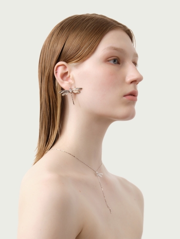 Ripple Dragonfly Earrings