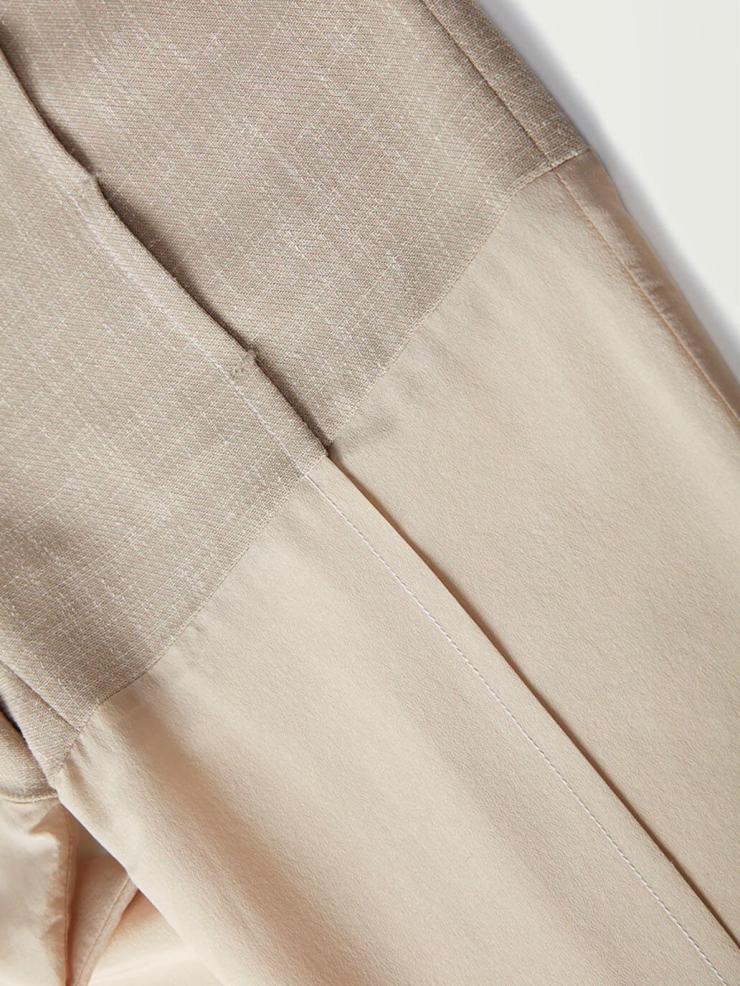 Beige Mary traditional suit trousers