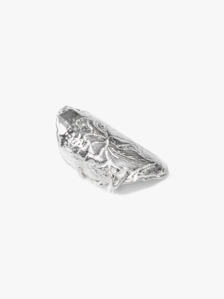 AOKINSIDE Silver Iris Wide Ring