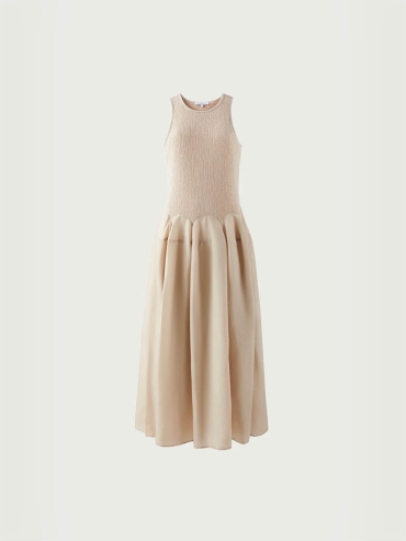Beige Rosélie dress