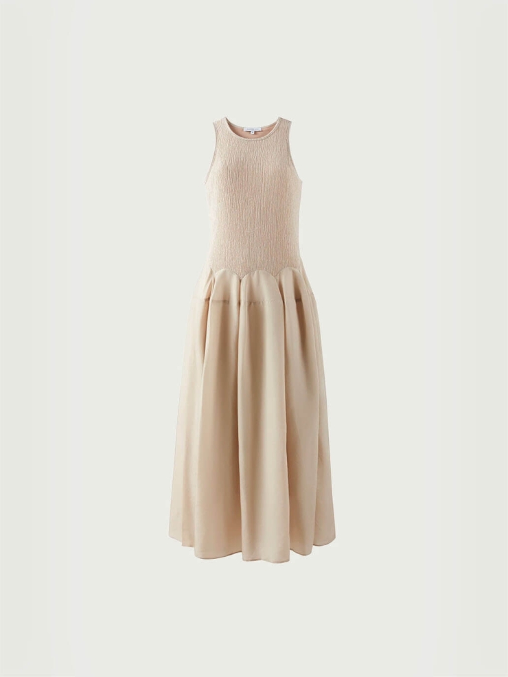 Beige Rosélie dress