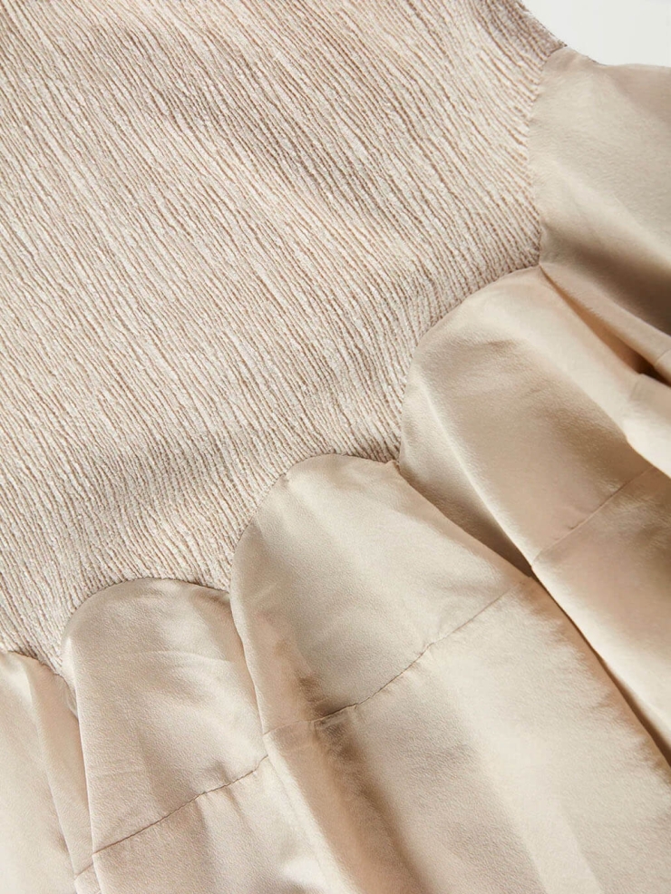 Beige Rosélie dress