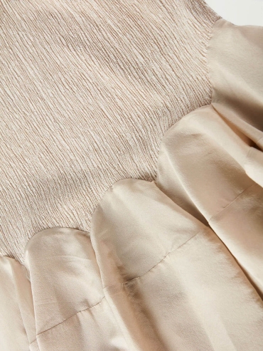 Beige Rosélie dress