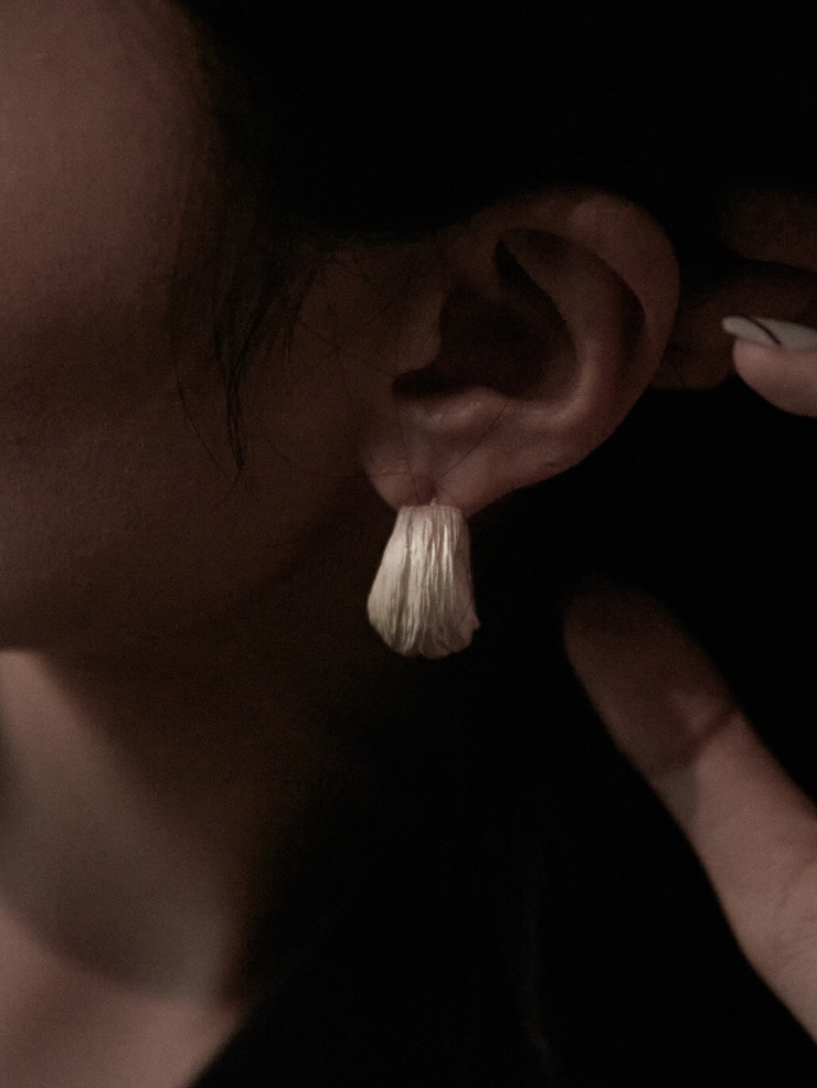 Sliver Ripple Earrings