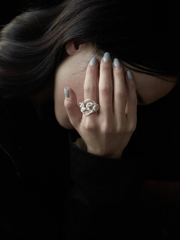 Silver Resting Ring