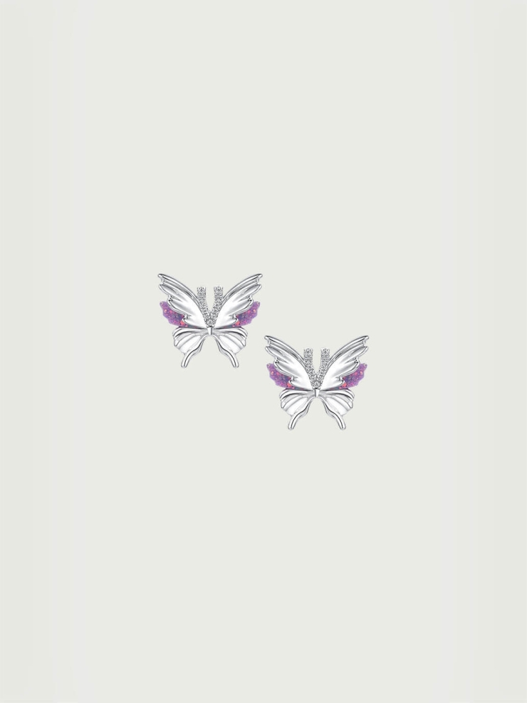 Small Shell Butterfly Earrings