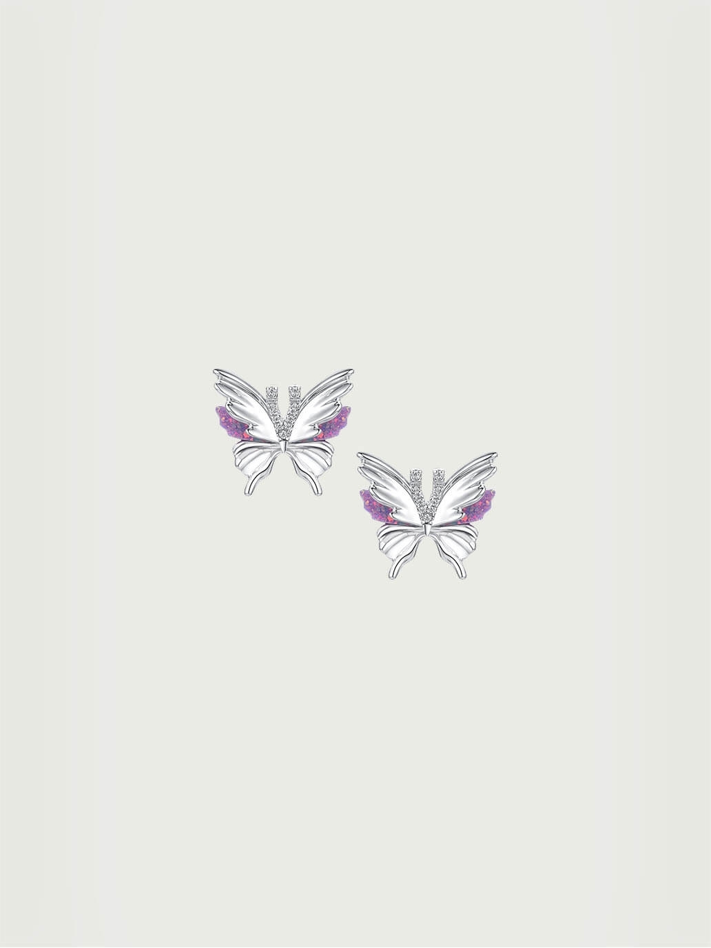 Small Shell Butterfly Earrings