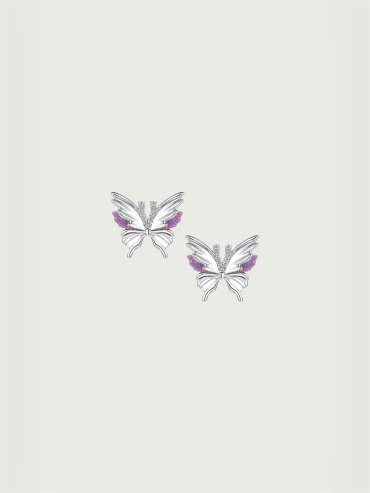 Small Shell Butterfly Earrings