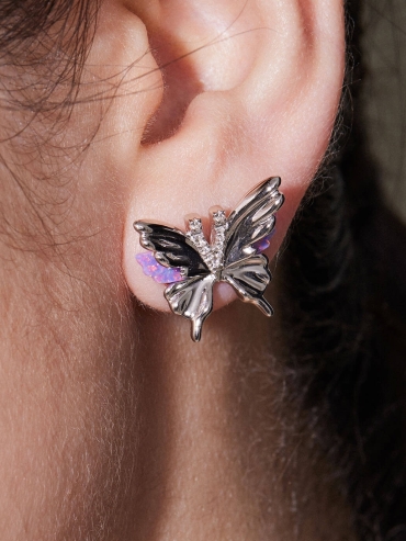 Small Shell Butterfly Earrings