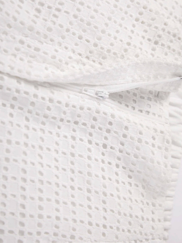 White Héloise pants