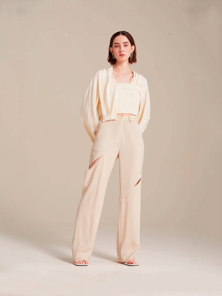 Beige Daralice pants