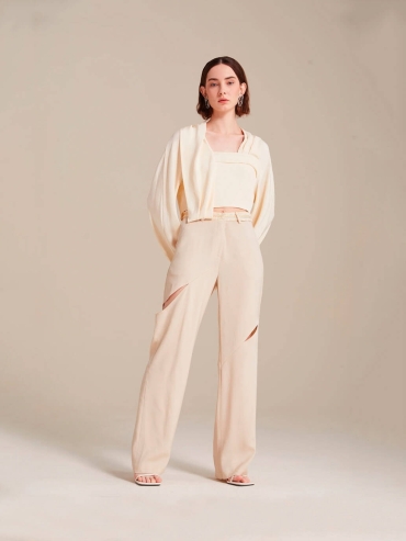 Beige Daralice pants