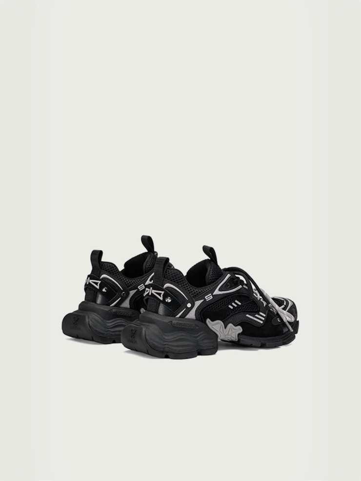 Black Dreamcore Angel Vintage Butterfly Dad Shoes