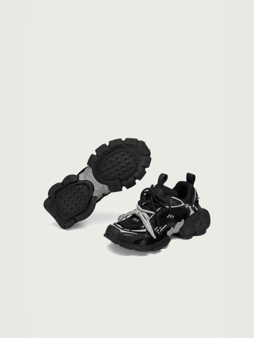 Black Dreamcore Angel Vintage Butterfly Dad Shoes