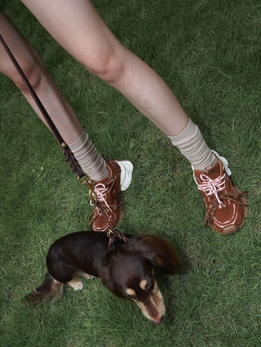 Brown Dreamcore Angel Vintage Butterfly Dad Shoes