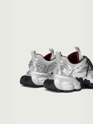 Silver Dreamcore Angel Vintage Butterfly Dad Shoes