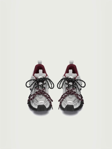 Silver Dreamcore Angel Vintage Butterfly Dad Shoes