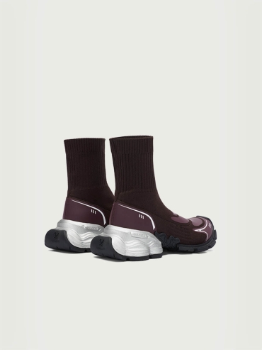 Red Dreamcore Angel Vintage Butterfly Sole Knitted Dad Shoes