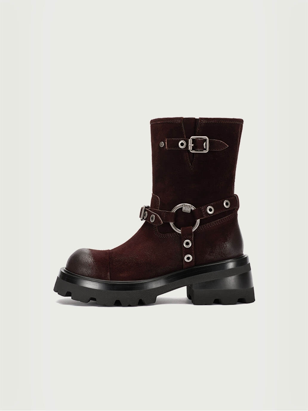 Red Dreamcore Knight Rider Rebel Riding Boots