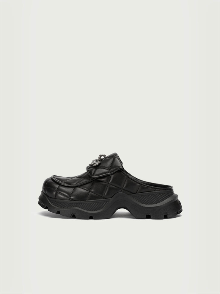 Black Dreamcore Angel Flat Mules