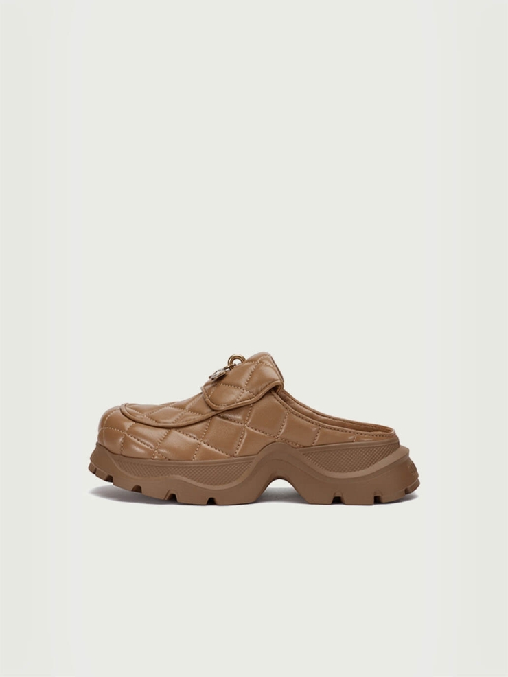 Brown Dreamcore Angel Flat Mules