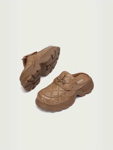 Brown Dreamcore Angel Flat Mules