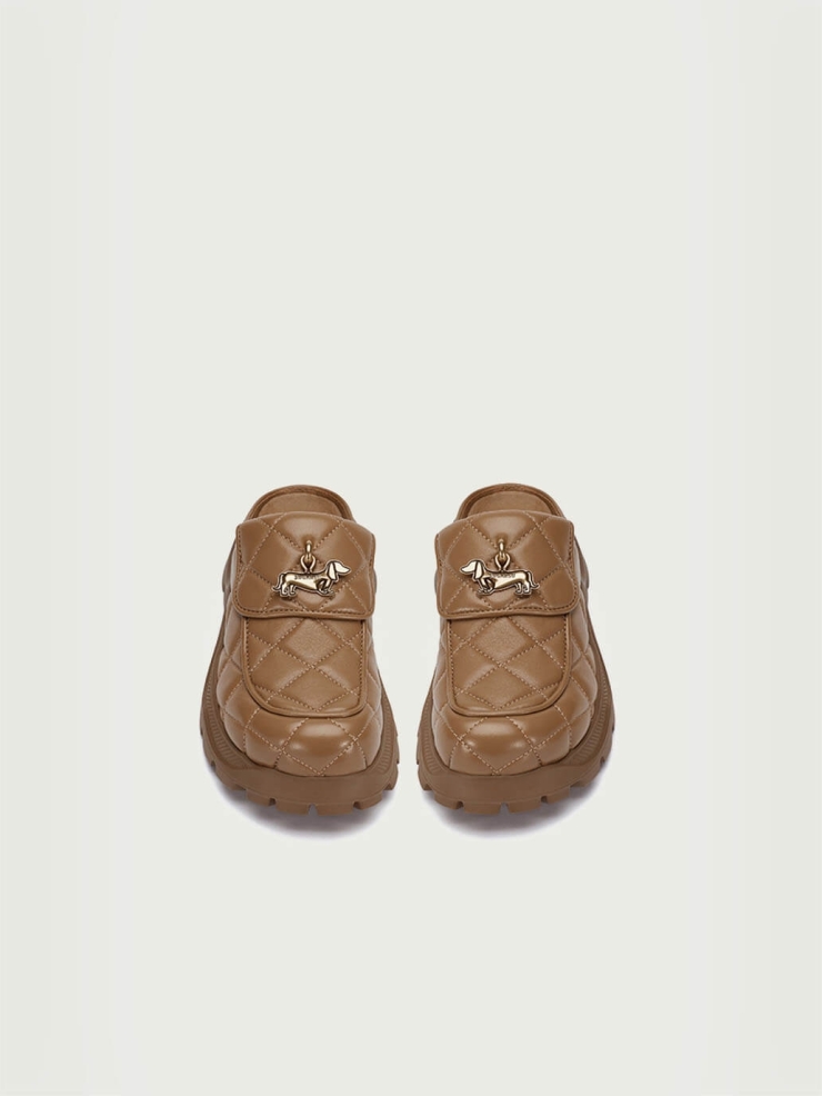 Brown Dreamcore Angel Flat Mules